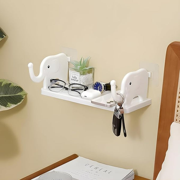 Elephant Shape Shelves Wall