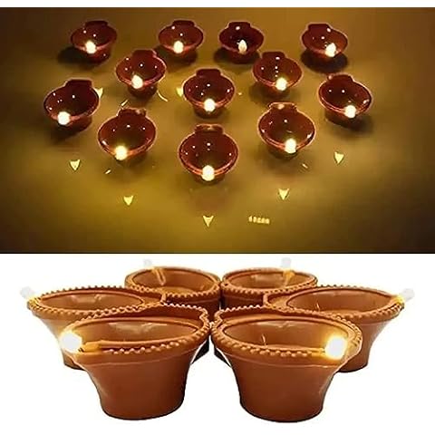 Water Sensor Diya for Electricity (Pack of 12)
